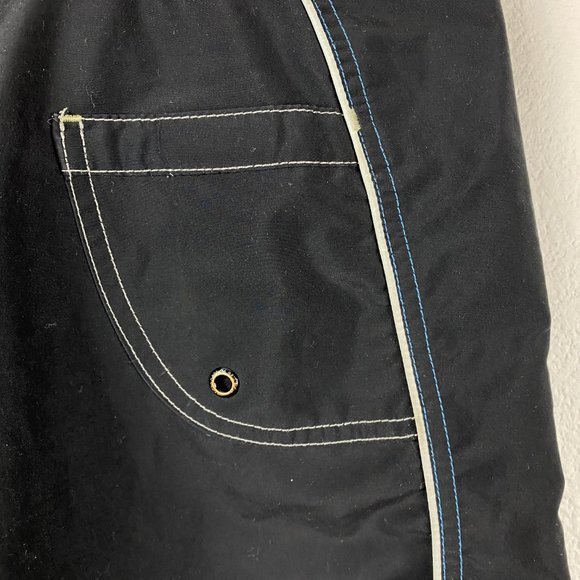 Roxy Quicksilver Women's Board Shorts Size 9 Black Beach Swim Surf Mid Rise - Picture 8 of 9